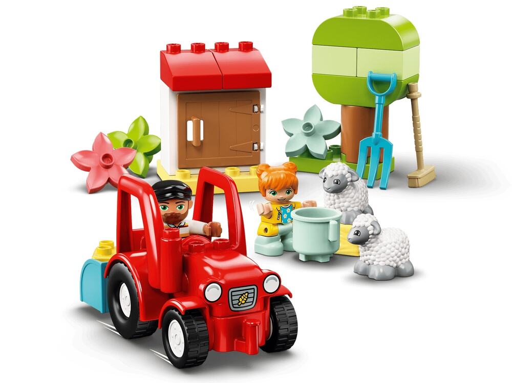 Lego Duplo Farm Tractor & Animal Care Set #10950 Age 2+ 26 Pieces Tractor Sheep